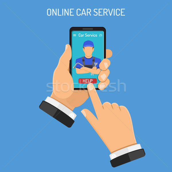 Online Car Services Concept Stock photo © -TAlex-