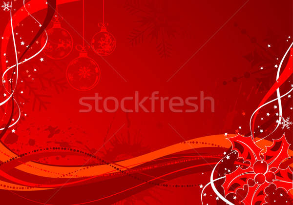 Natale vischio modello onda elemento design texture Foto d'archivio © -TAlex-