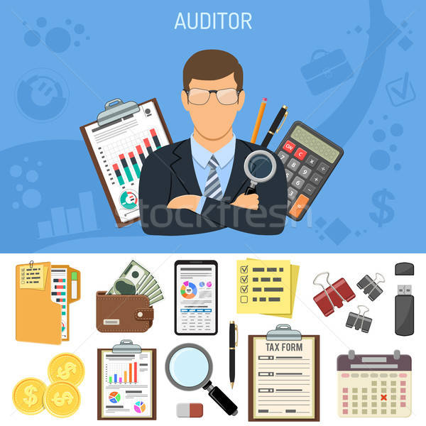 Auditing, Tax process, Accounting Concept Stock photo © -TAlex-