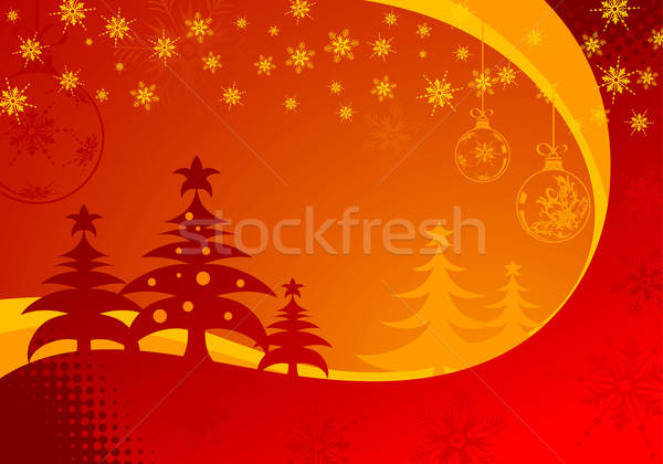 Noël arbre de noël sphère élément design texture [[stock_photo]] © -TAlex-