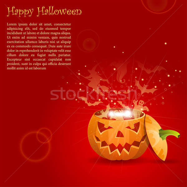 Greeting Card Halloween Stock photo © -TAlex-