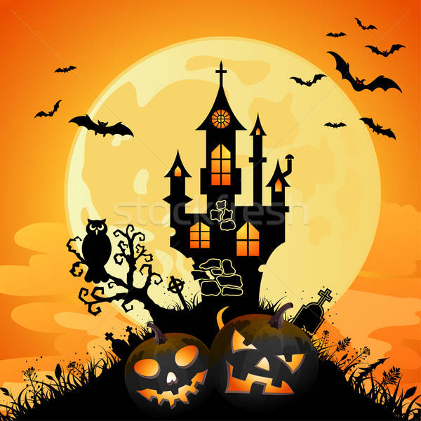 Halloween background Stock photo © -TAlex-