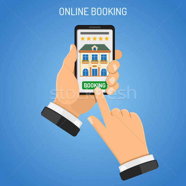 Online Booking Hotel Stock photo © -TAlex-