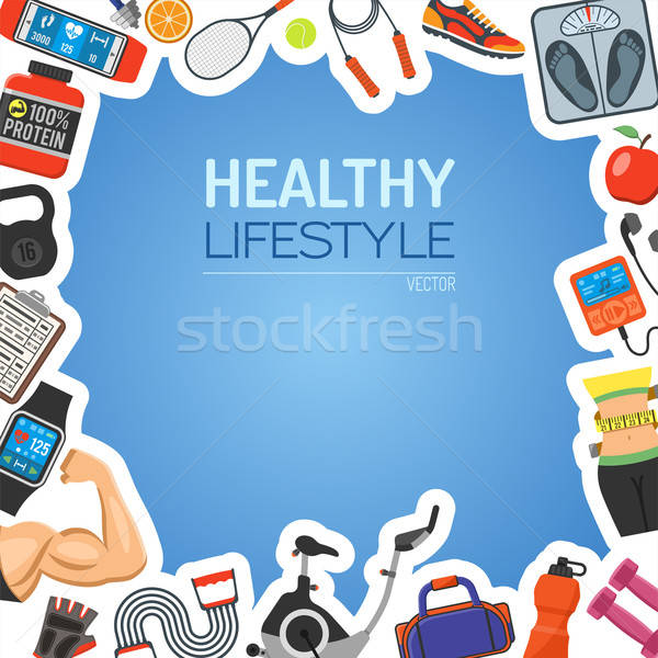 Stock photo: Healthy Lifestyle Background