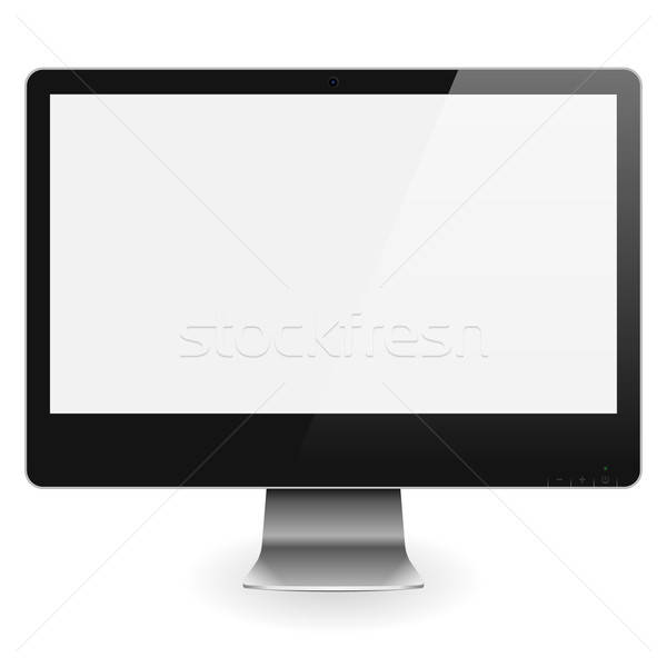Monitor de computador completo hd vazio tela isolado Foto stock © -TAlex-