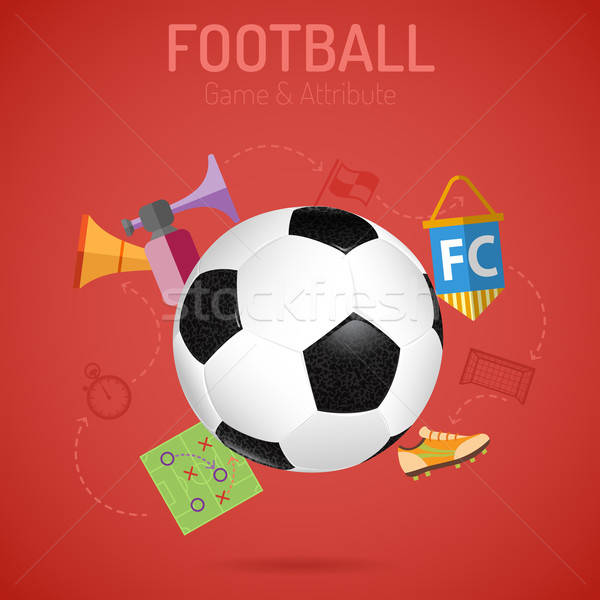 Soccer Poster Stock photo © -TAlex-