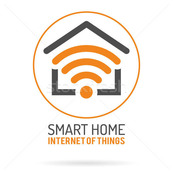 Smart Home and Internet of Things Logo Stock photo © -TAlex-