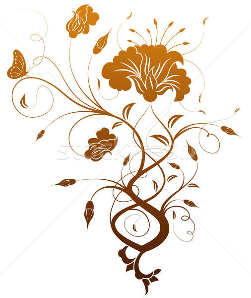 商业照片: 花· 蝴蝶 · 设计 · 抽象