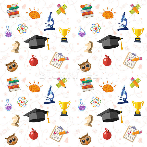 Education Seamless Pattern Stock photo © -TAlex-