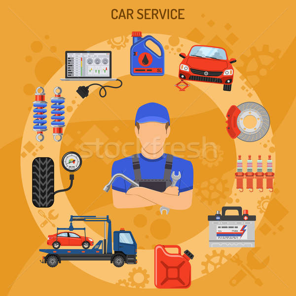 Car Service Concept Stock photo © -TAlex-