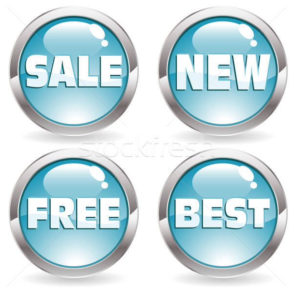 Set sale button Stock photo © -TAlex-