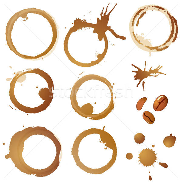 Coffee Stains and Grains Stock photo © -TAlex-