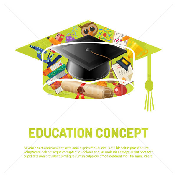 Online Education Poster Stock photo © -TAlex-