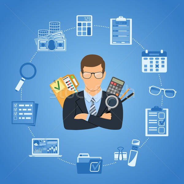 Auditing, Tax, Accounting Concept Stock photo © -TAlex-