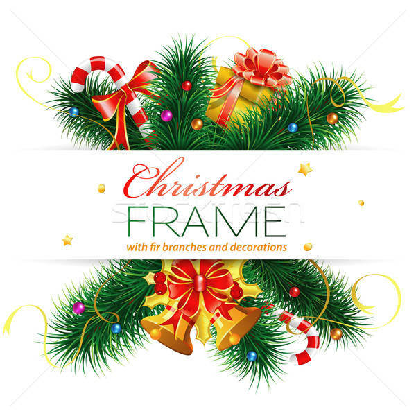 Stock photo: Christmas Frame