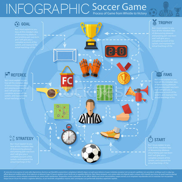 Soccer Infographics Stock photo © -TAlex-