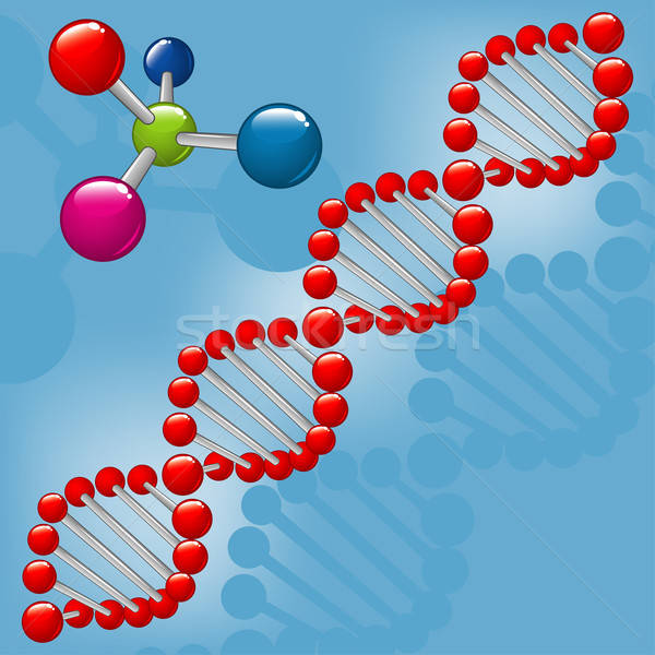 Molecule DNA Stock photo © -TAlex-