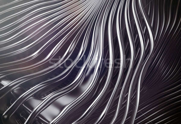 抽象的な 芸術 銀 金属 行 背景 ストックフォト © 123dartist