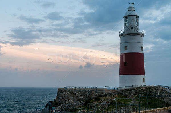 lighthouse on edge of Europa Point Stock photo © 1Tomm
