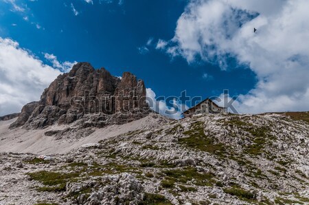 Berg hemel gras natuur zomer Blauw Stockfoto © 1Tomm