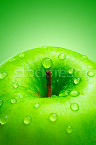 Grünen Apfel schönen Natur Fitness Obst Stock foto © 26kot