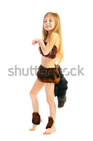 Stock photo: child in whimsical costume