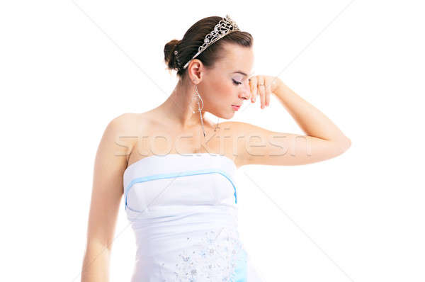 woman with diadem Stock photo © 26kot