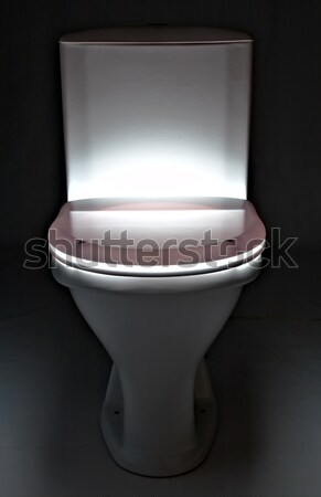 Blanco pan diseno limpio WC Foto stock © 26kot