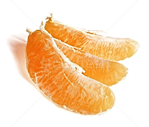 Három narancs izolált fehér étel gyümölcs Stock fotó © 26kot