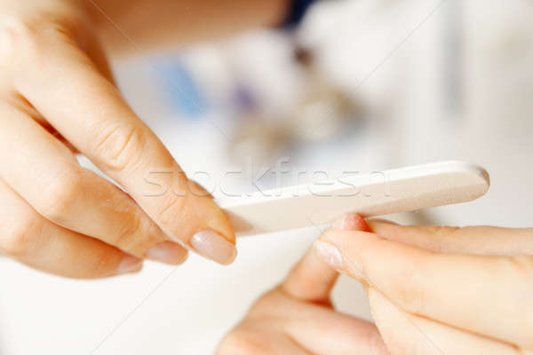 Studio paznokci moda medycznych zdrowia piękna Zdjęcia stock © 26kot