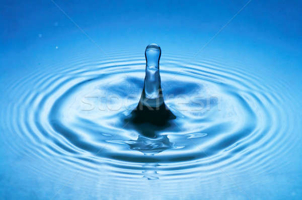 Wassertropfen Bild alle fallen Drop Wasser Stock foto © 26kot
