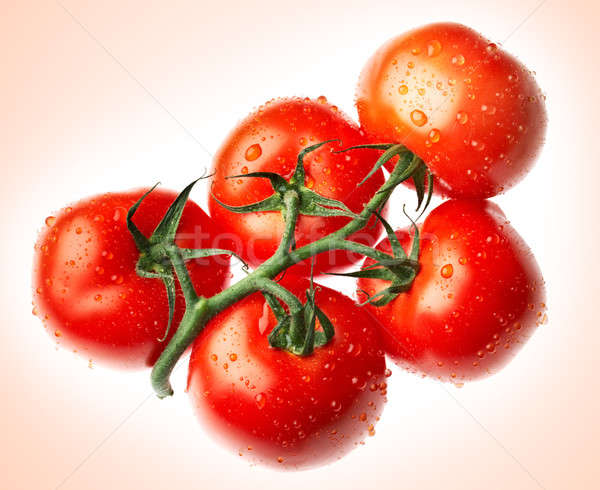 Maduro tomates cor água comida folha Foto stock © 26kot