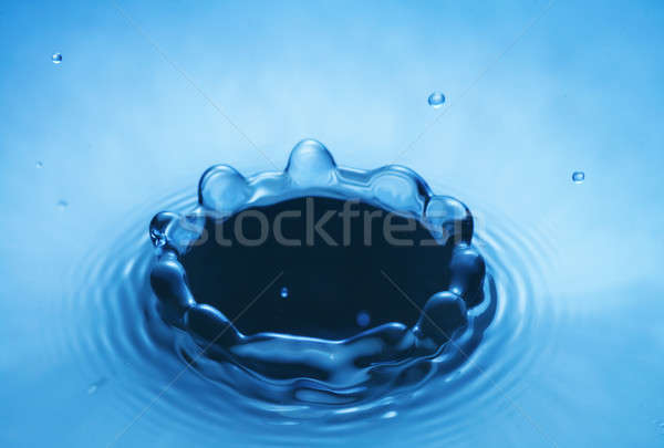 濺 小 藍色 水 抽象 性質 商業照片 © 26kot