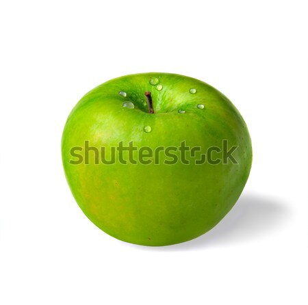 ストックフォト: リンゴ · 孤立した · 白 · フルーツ · 背景