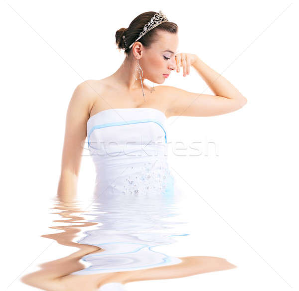 woman with diadem Stock photo © 26kot
