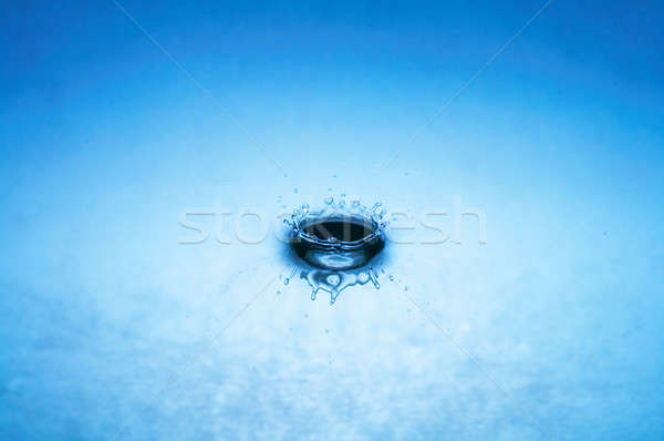 water drop (image 9 of 51, I have all phases of falling drop) Stock photo © 26kot