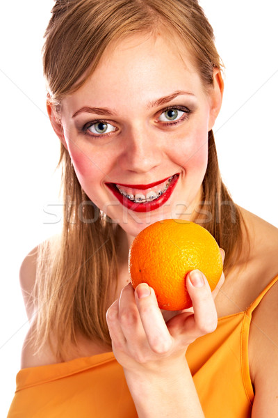 woman with fruit Stock photo © 26kot