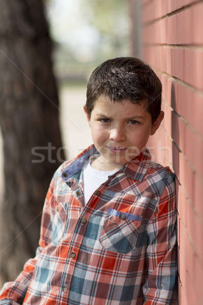Ritratto casuale teen ragazzo esterna primavera Foto d'archivio © 2Design