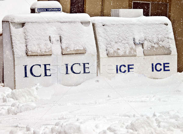 Ijs gedekt sneeuw store natuur Stockfoto © 2tun