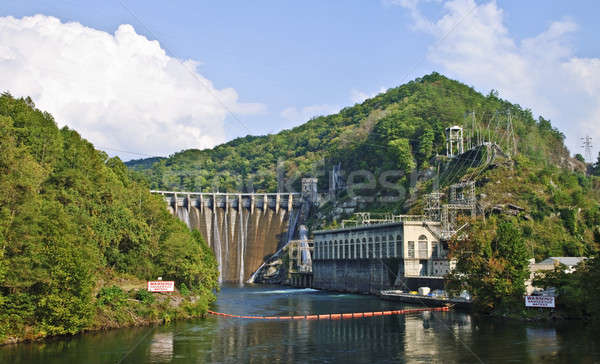 Hydroelectric Dam in the Mountains Stock photo © 2tun