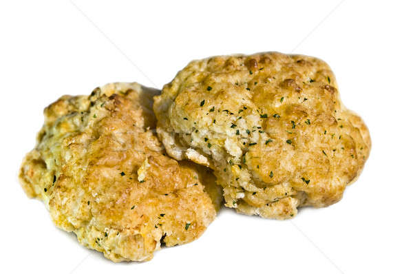 Knoflook kaas biscuits twee witte brood Stockfoto © 2tun