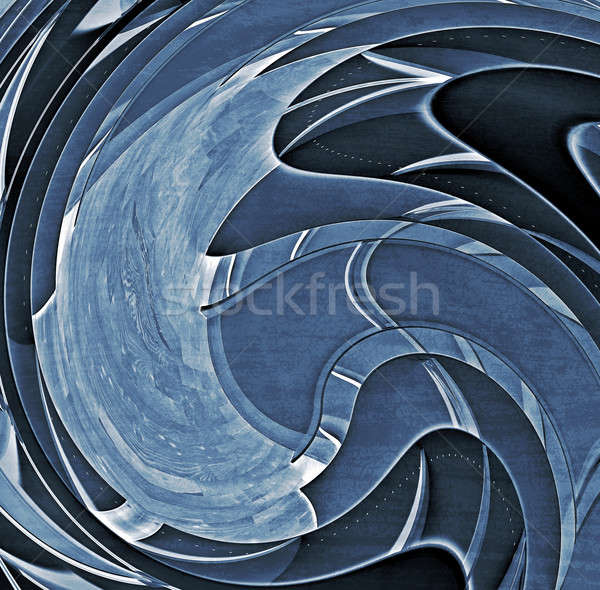 Blue Swirling Abstract Design Stock photo © 2tun