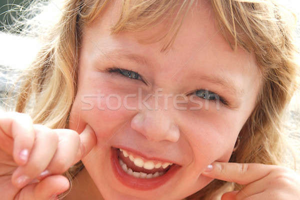 Cute Girl Having Fun Stock photo © 2tun