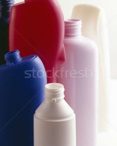 Kolorowy plastikowe butelek shot kilka Zdjęcia stock © 350jb
