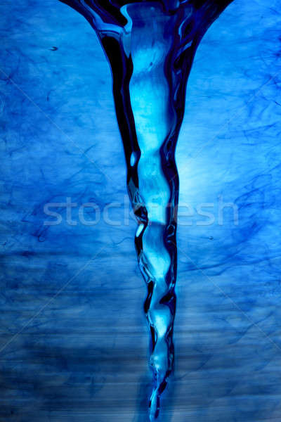 Productos químicos tiro azul mixto vaso Foto stock © 350jb