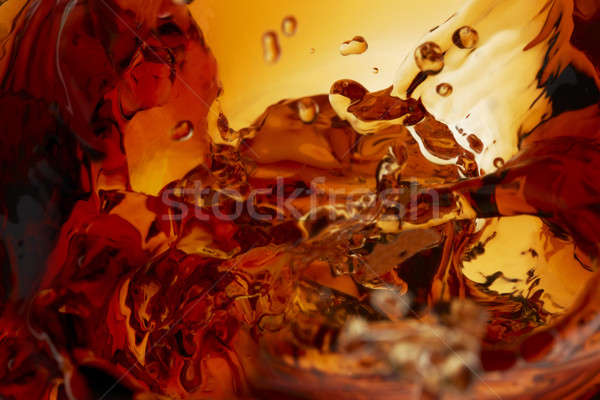 Makro atış viski sıçrama Stok fotoğraf © 350jb