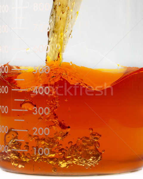 Bio üzemanyag kutatás közelkép lövés áramló Stock fotó © 350jb