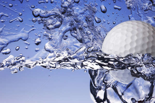 splashing golf ball Stock photo © 350jb
