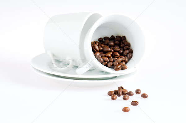 Coffee cups and coffee beans  Stock photo © 3523studio