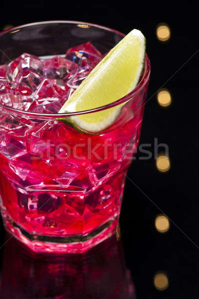 Stock photo: Red Campari Cocktail